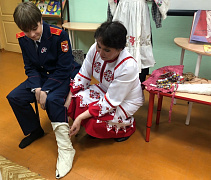 «Волшебный мир чувашского костюма»: час краеведения