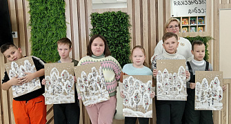 «Зимняя гармония»: мастер-класс по живописи гуашью