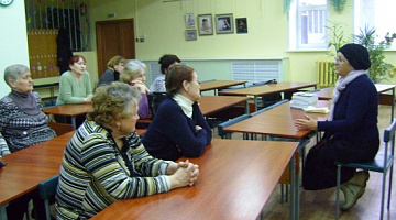 Встреча с преподавателем Воскресной школы Семёновой Любовью Титовной