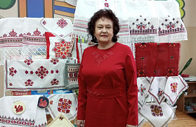 «Вышиваем чувашскую вышивку»: выставка творческих работ