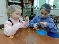 «Снежное панно»: мастер-класс