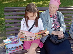 «Летний калейдоскоп»: минутки радостного чтения