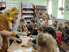Открытие летнего книжного лагеря в библиотеке им. Н. Полоруссова-Шелеби