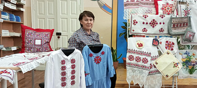 «Вышиваем чувашскую вышивку»: выставка творческих работ